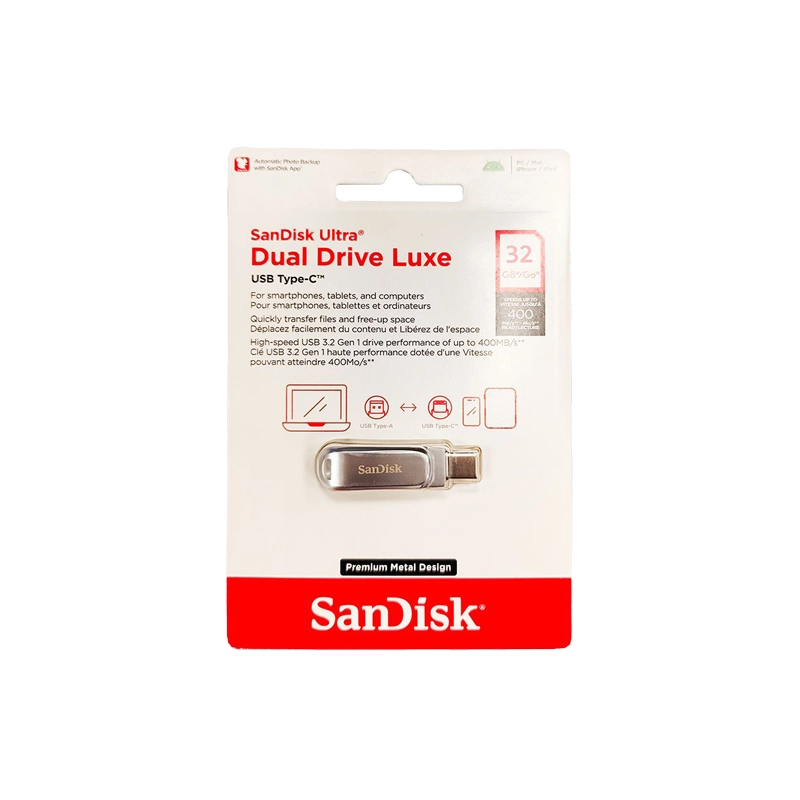 فلش مموری SanDisk Dual Drive Luxe 32GB